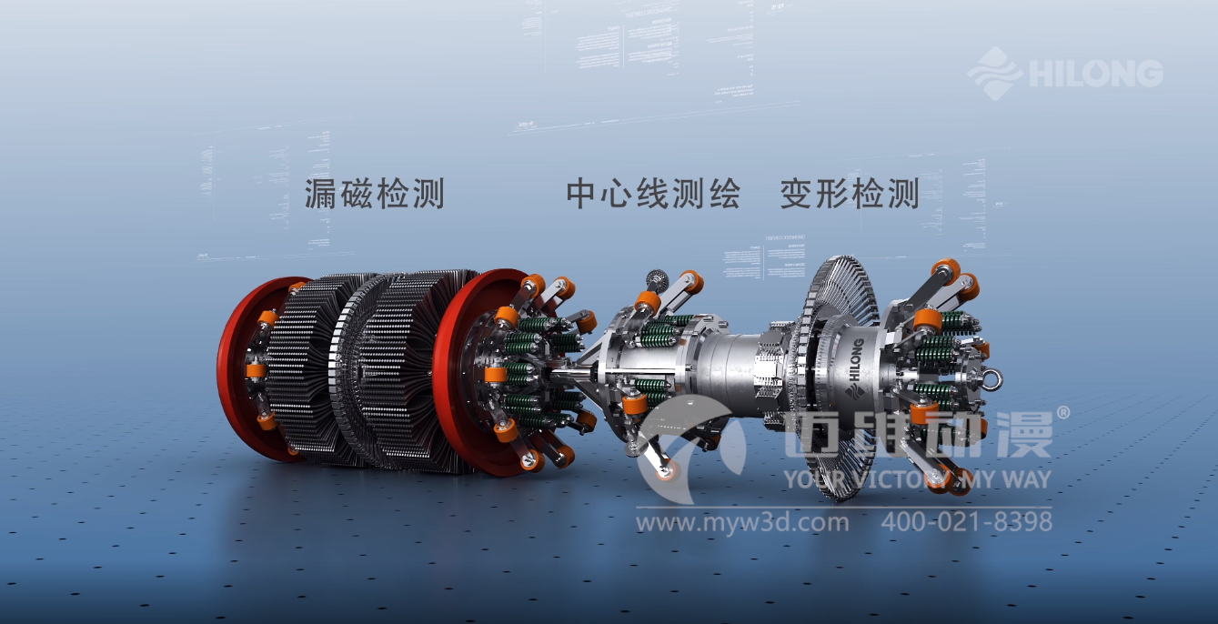 熱烈祝賀邁維動漫與海隆石油工業(yè)集團有限公司圓滿完成石油管道檢測器三維動畫項目合作！(圖3)