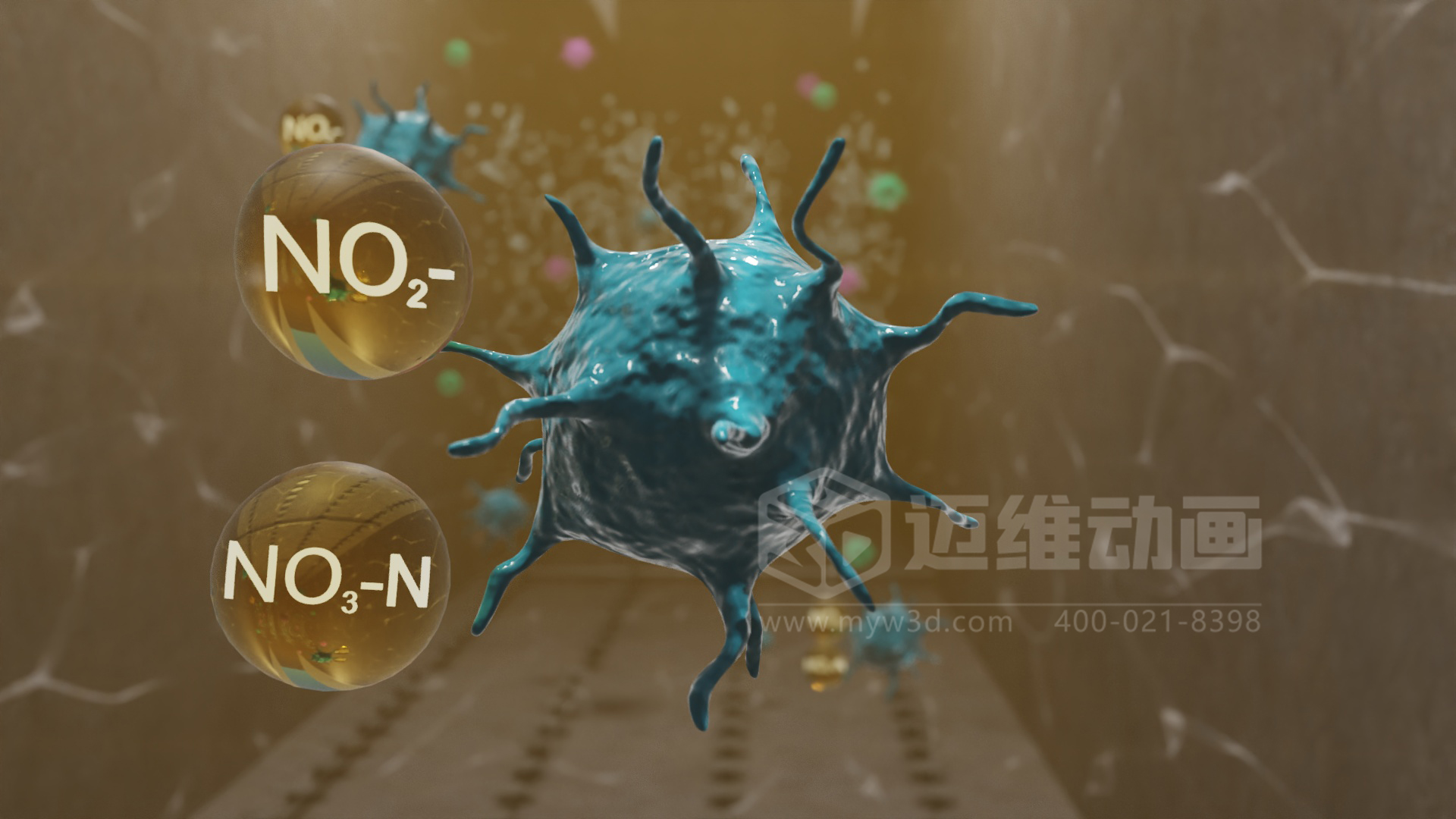 工業(yè)三維動畫制作,企業(yè)展示市政污水處理技術(shù)的得力宣傳展示工具！(圖3)