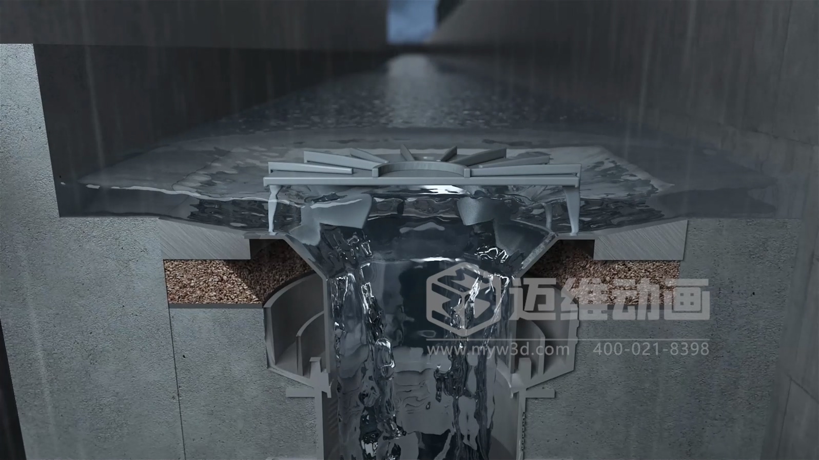 傳統(tǒng)營銷已 Out！三維動畫助力虹吸雨水管道系統(tǒng)強勢出圈，秒變吸睛爆款(圖2)