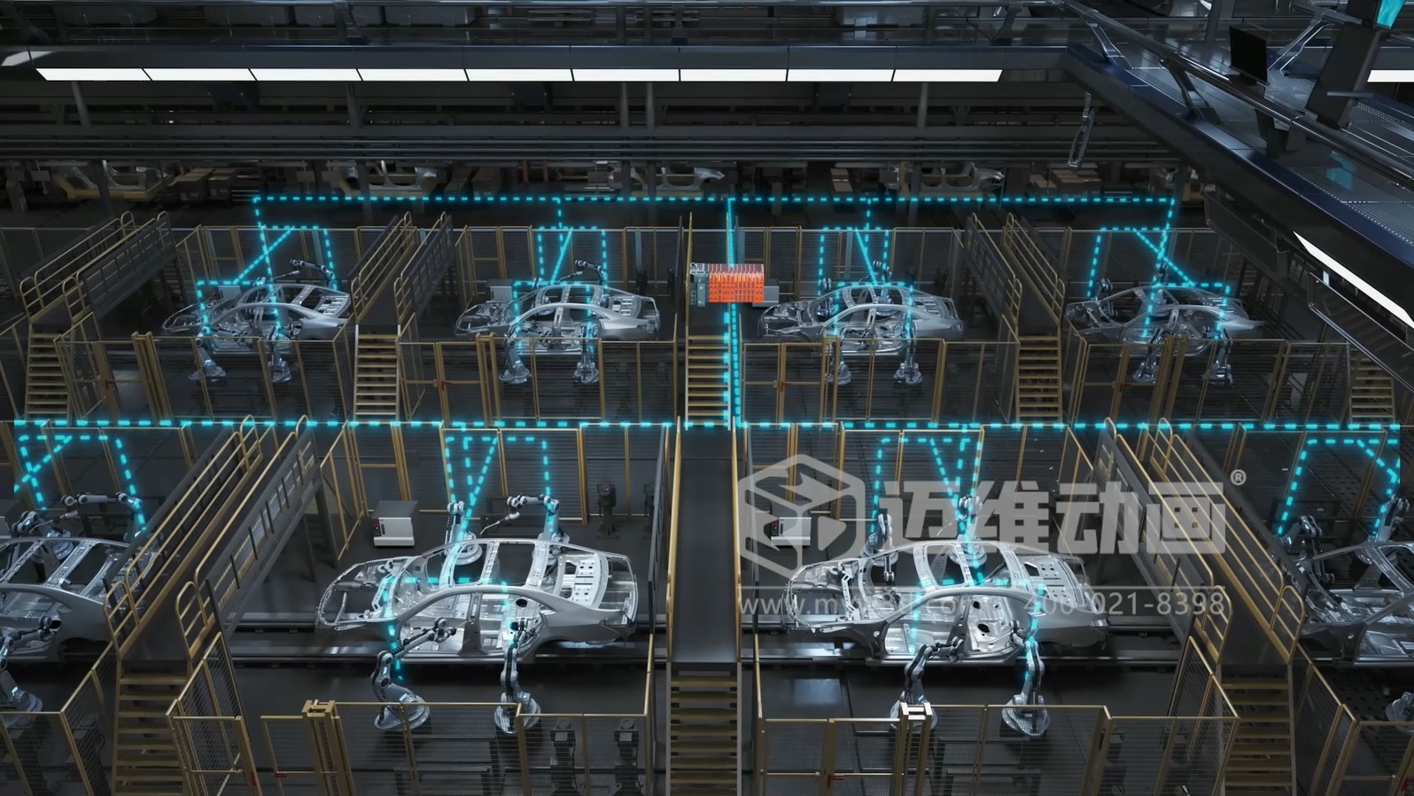 工業(yè)自動化 3D 動畫如何精準(zhǔn)呈現(xiàn)？邁維動畫為可編程邏輯控制器打造爆款產(chǎn)品動畫宣傳片(圖4)