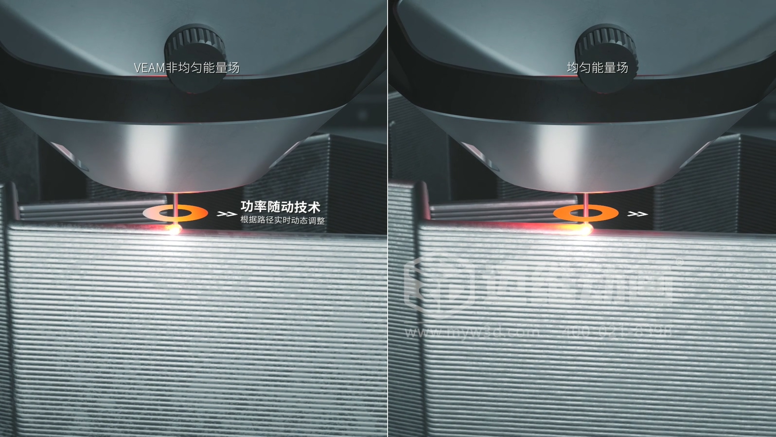 想讓客戶秒懂你的 3D 打印機(jī)？用三維動(dòng)畫(huà)展示激光送絲設(shè)備生產(chǎn)工藝，接單更輕松(圖5)