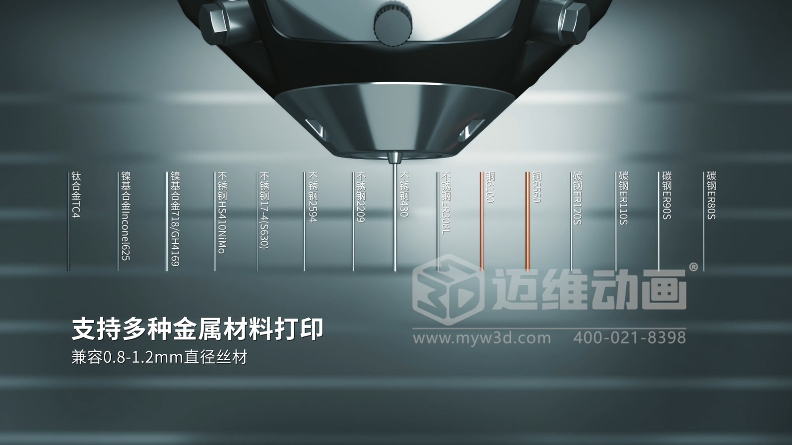 想讓客戶秒懂你的 3D 打印機(jī)？用三維動(dòng)畫(huà)展示激光送絲設(shè)備生產(chǎn)工藝，接單更輕松(圖6)